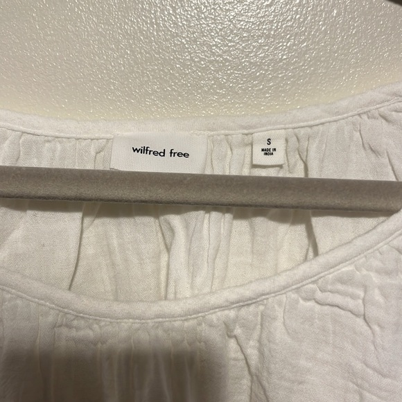 NWT White S Wilfred Free Sight Blouse - Picture 5 of 9